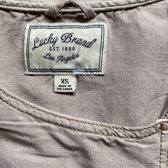 Lucky Brand jacket. Size XS. Good condition. Linen/rayon blend. - Picture 2 of 9
